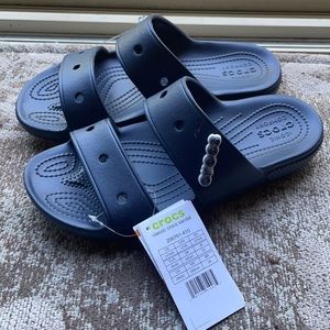 Women’s Navy Croc Sandals